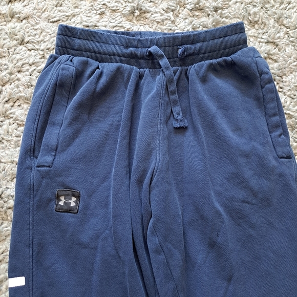 Under Armor | Navy blue white logo women's sweat pant / jogger - Picture 2 of 14